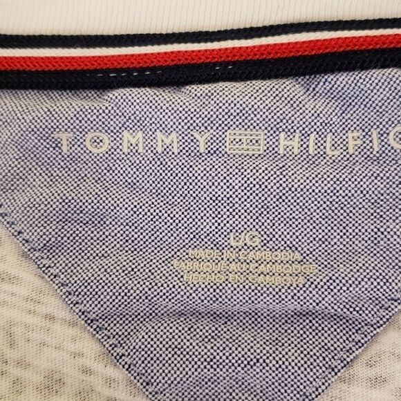 Tommy Hilfiger Mens tee Size Large Pre-owned - Picture 5 of 5